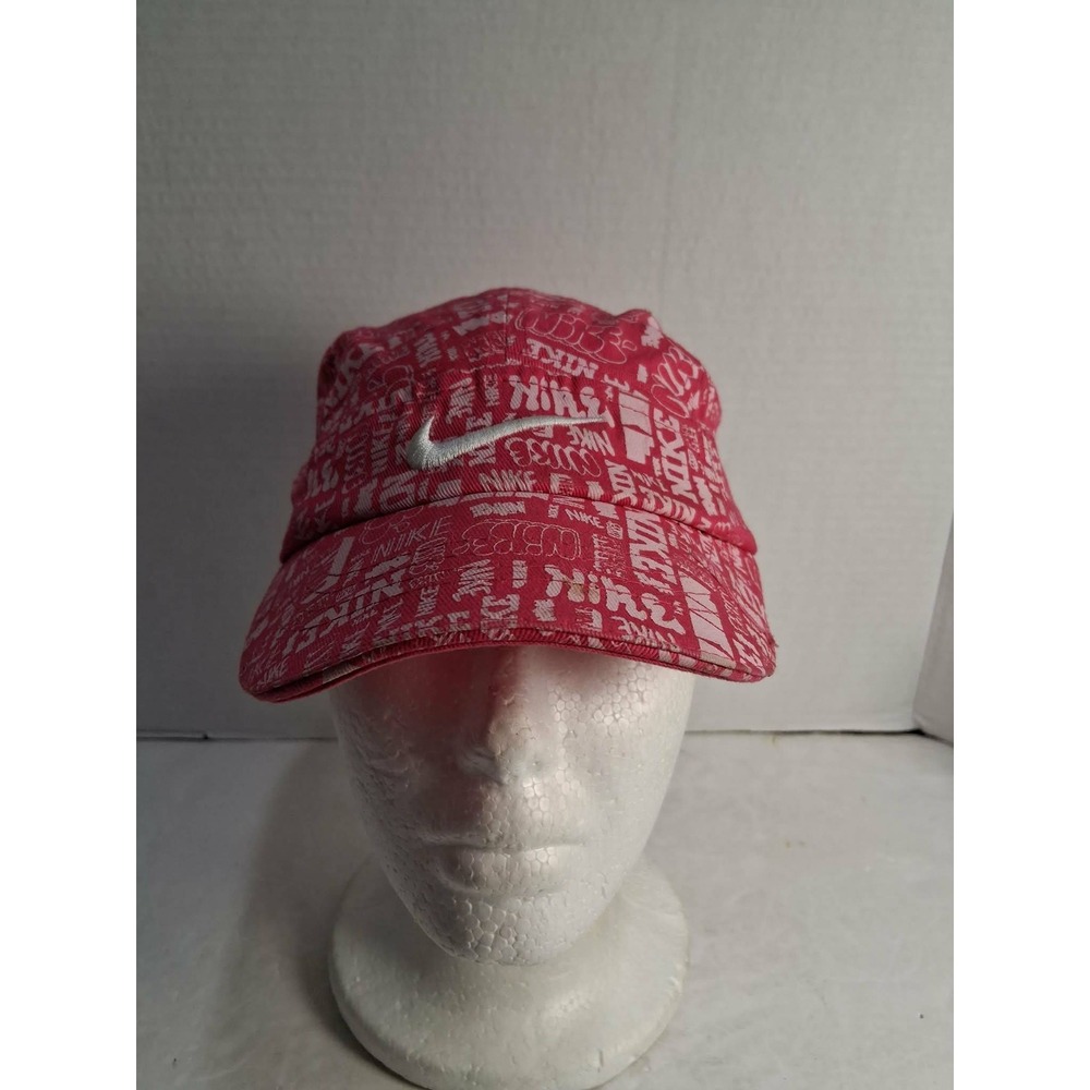 Nike Toddler Just Do It Pink All Over Logo Baseball‎ Cap Hat